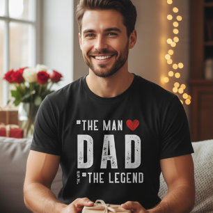 Mannen Myth the Legend Far-dagspresent T Shirt