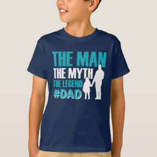 Mannen Myth the legend #Pappa Boys' T Shirt