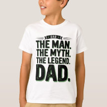 Mannen Myth the Legend Pappa T-Shirt | Vintage