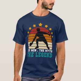 Mannen Myth the Legend Ping Pong T Shirt