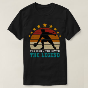 Mannen Myth the Legend Ping Pong T Shirt