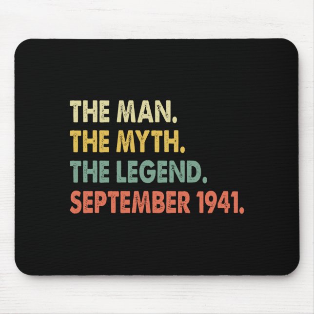 Mannen Myth the legend September 1941 Musmatta (Framsidan)