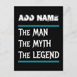Mannen Myth the Legend Vykort