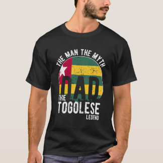 Mannen Myth the Togolese Legend - Pappa Togoles T Shirt
