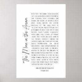 Mannen på Arena - Theodore Roosevelt - Poster