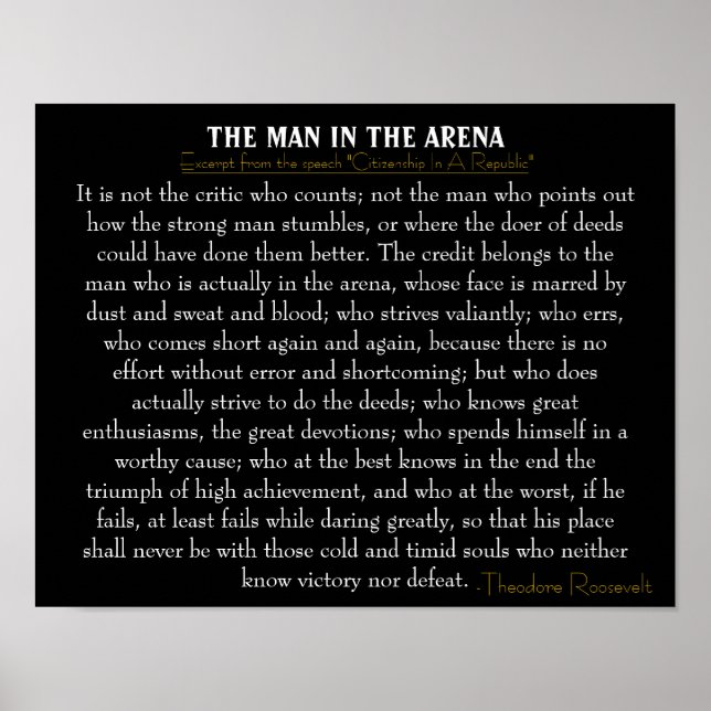 "Mannen på arenan" Poster (Framsidan)