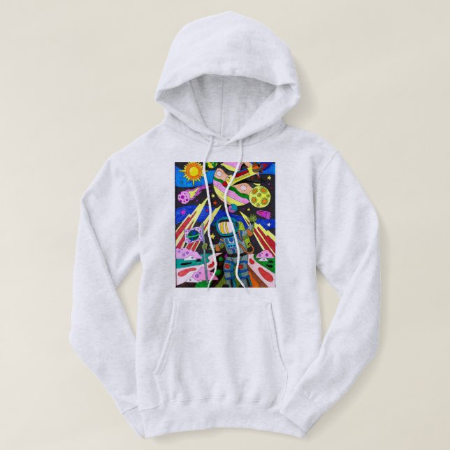 Mannen på månen hoodie (Design framsida)