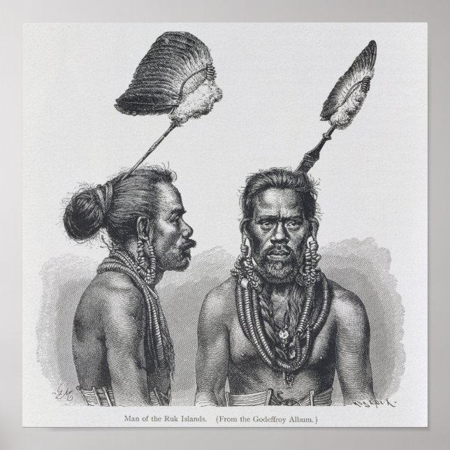 Mannen på Ruk-öarna Poster (Framsidan)