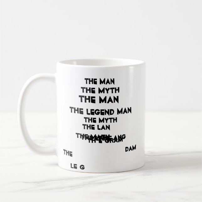 mannen på teman kaffemugg (Vänster)