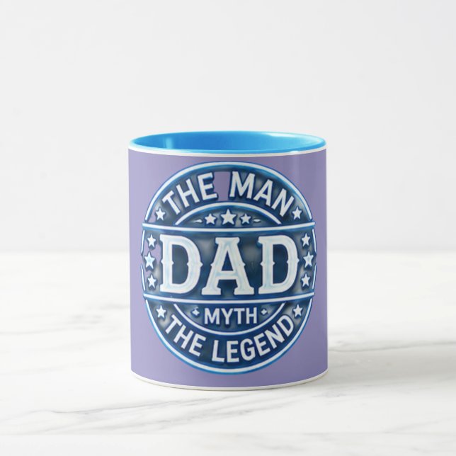 Mannen Pappan Myten Legenden Mugg (Center)
