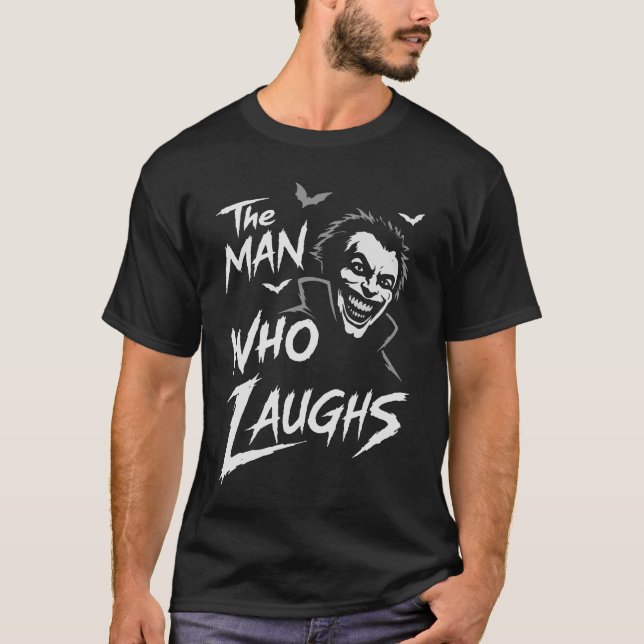 Mannen som ler t shirt (Framsida)