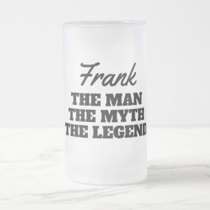 Mannen som myten om legenden var rolig. frostat ölglas