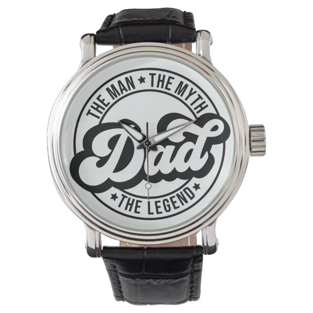 Mannen som myten om pappa far pappa Dada Armbandsur (Framsida)