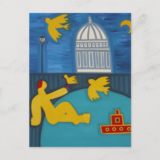 Mannen under bron 2006 vykort (Framsida)