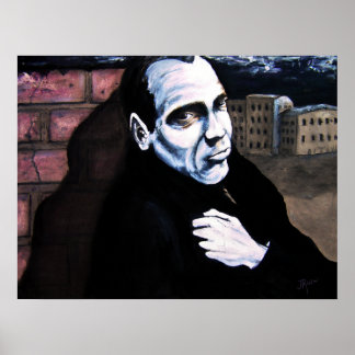 Mannen vid muren poster