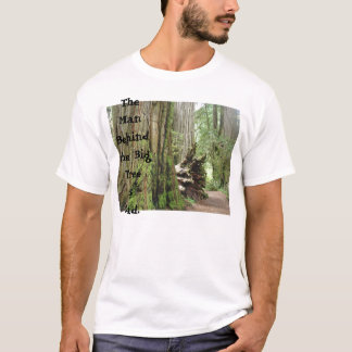 Mannens bakom det stora Redwood-trädet är Dad t-sh T Shirt