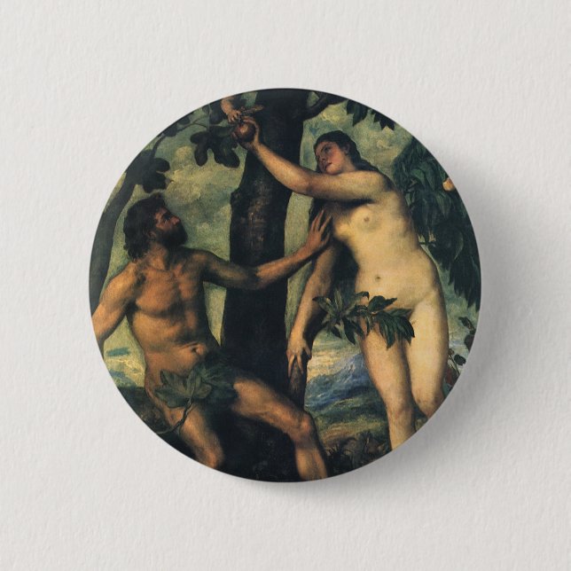 Männens fall; Adam och Eva av Titian Knapp (Framsida)