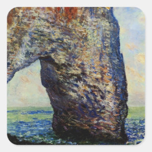 Manneporte, Etretat, II Fyrkantigt Klistermärke
