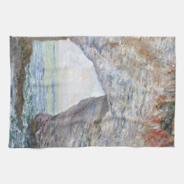 Manneporte nära Étretat av Claude Monet Kökshandduk