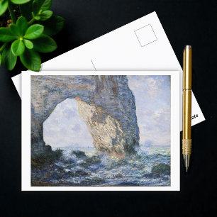 Manneporte nära Étretat, Monet Vykort