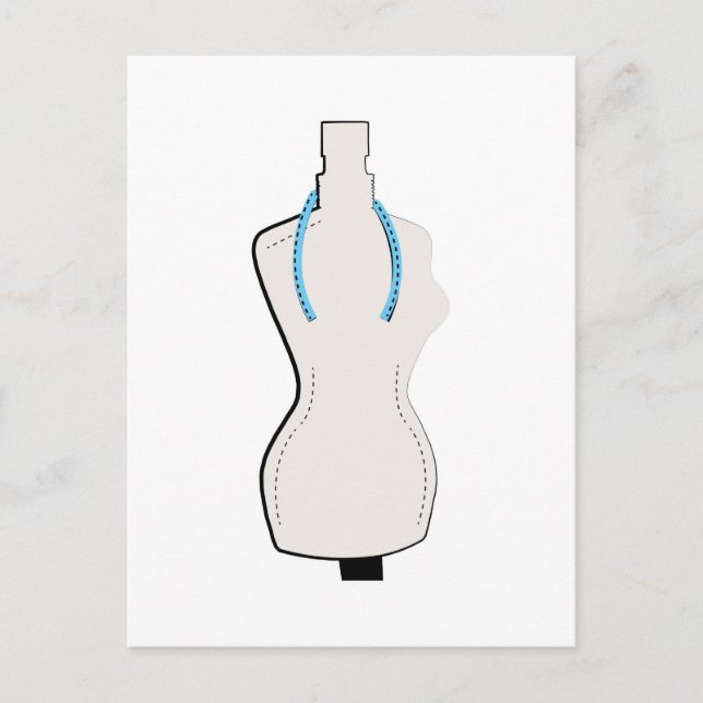 Mannequin Base Vykort (Framsida)