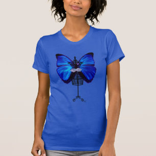 Mannequin Blue Butterfly T Shirt