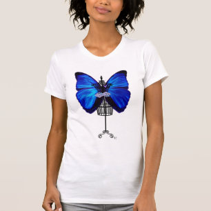 Mannequin Blue Butterfly Tee Shirt