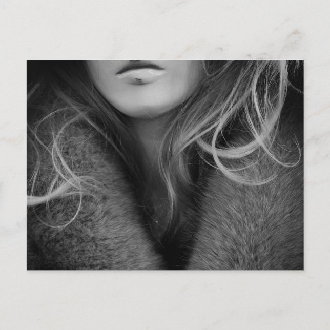 Mannequin i Black and White Vykort (Framsida)