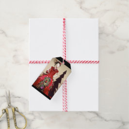 Mannequin Julgran Presentetikett