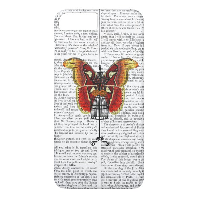 Mannequin Red and Gult Butterfly Case-Mate iPhone Skal (Baksida)