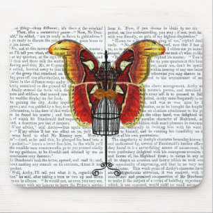 Mannequin Red and Gult Butterfly Musmatta