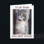 MANNEQUIN SÄGER LYCKLIG BIRHTDAY TWIN/BEST FRIEND KORT<br><div class="desc">DEN HÄR SVETMANNEQUIN ÄR PERFEKT ATT SKICKA TILL "DITT TWIN" SOM OCKSÅ ÄR DIN BÄSTA VÄNNE I LIVET... ..SEDAN SKÖTER TILLSAMMANS:)</div>