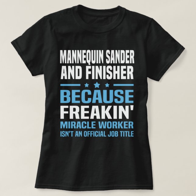 Mannequin Sander och Finisher T Shirt (Design framsida)