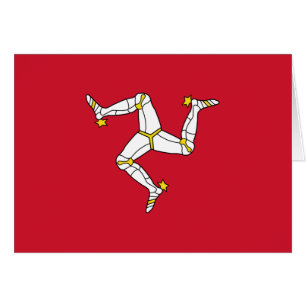 Mannflagga Hälsningskort