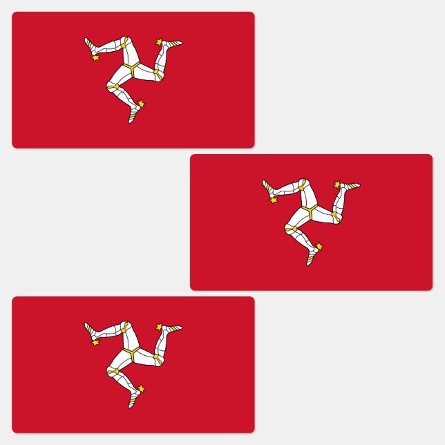 Mannflagga Klistermärke (Grupp)