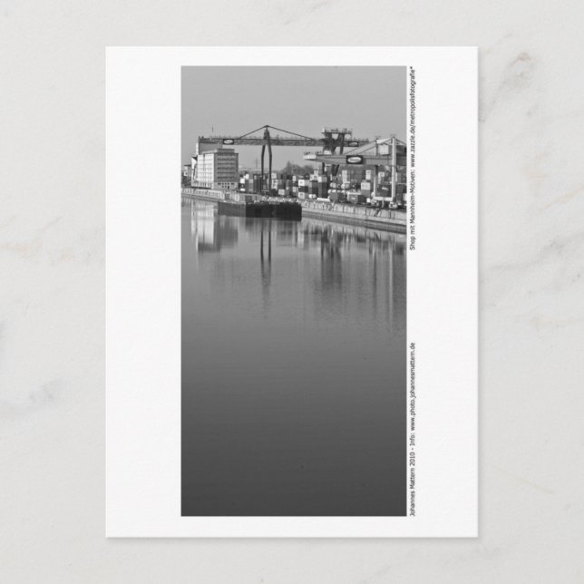 Mannheim - Am Hafen Vykort (Framsida)