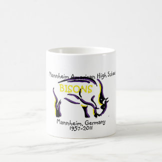 Mannheim Bisonmaskot Kaffemugg