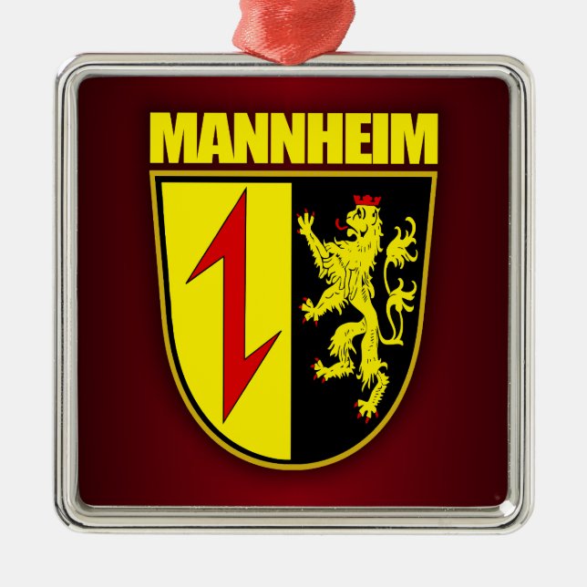 Mannheim Julgransprydnad Metall (Framsidan)