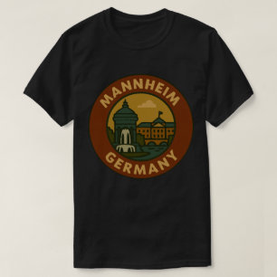 Mannheim Tyskland Stad Konst T Shirt