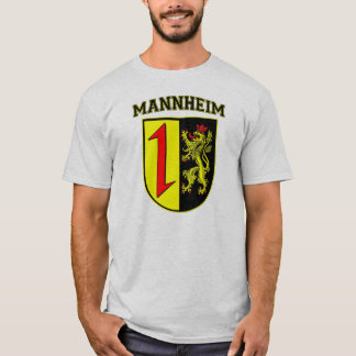 Mannheim Tysklandare Wappen/Vapensköld T-shirt