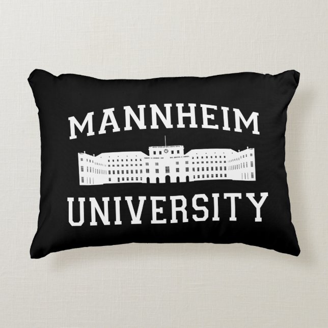 Mannheim Universiteten / Universität Mannheim Prydnadskudde (Framsidan)