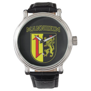 Mannheim vapensköldklocka armbandsur