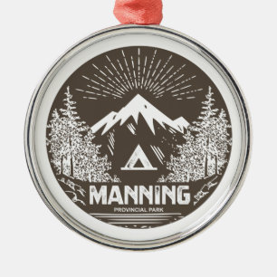 Manning Provincial Park Julgransprydnad Metall