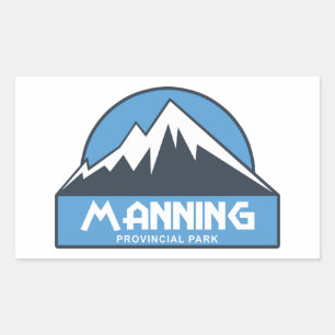 Manning Provincial Park Rektangulärt Klistermärke