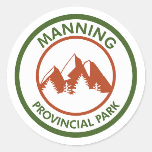 Manning Provincial Park Runt Klistermärke