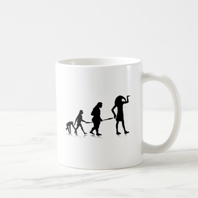 Människa Evolution_12 Kaffemugg (Höger)