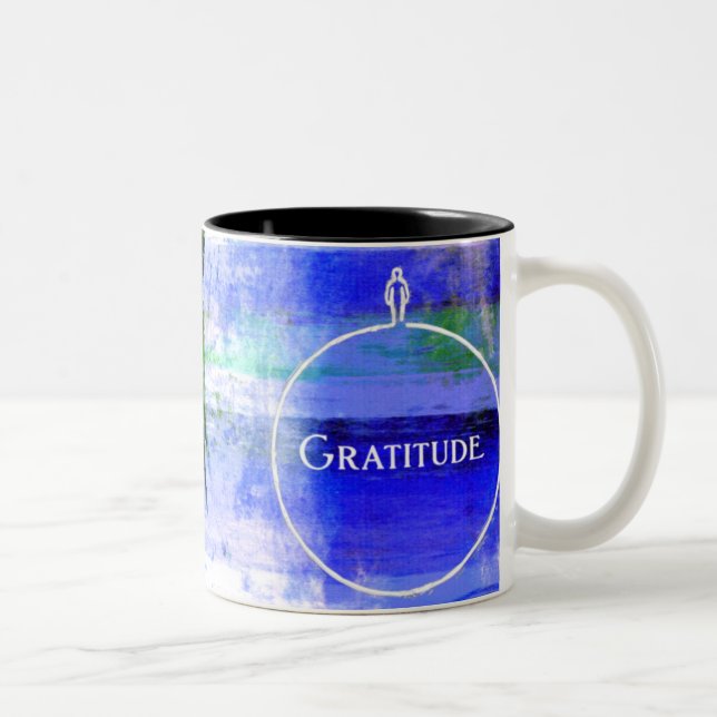 Människa Två-Tonad Mugg (Höger)