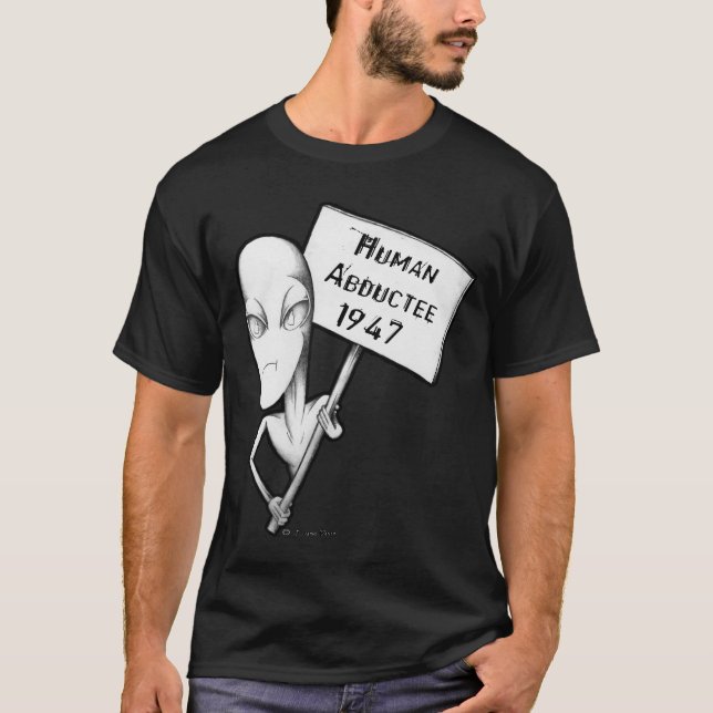MänniskaAbductee 1947 T Shirt (Framsida)