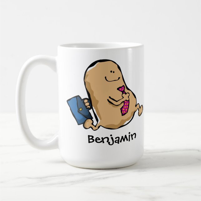 Människaböna av som fungerar kaffemugg (Vänster)