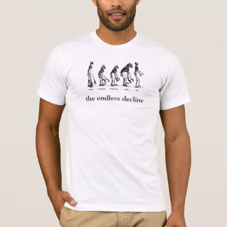 människaevolution, den ändlösa nedgången tee